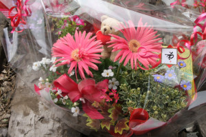 [fb-4000]　超人気☆フラワーンダフルバスケット（M）(送料サービス！)