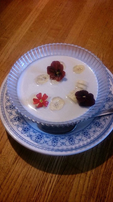 中華料理店でエディブルフラワー☆