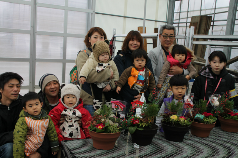 今年最後の寄せ植え教室