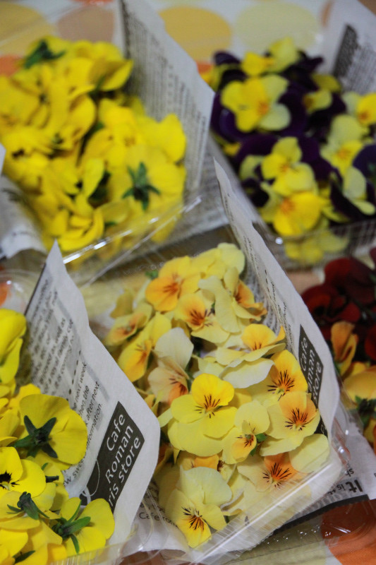 エディブルフラワーいろいろ