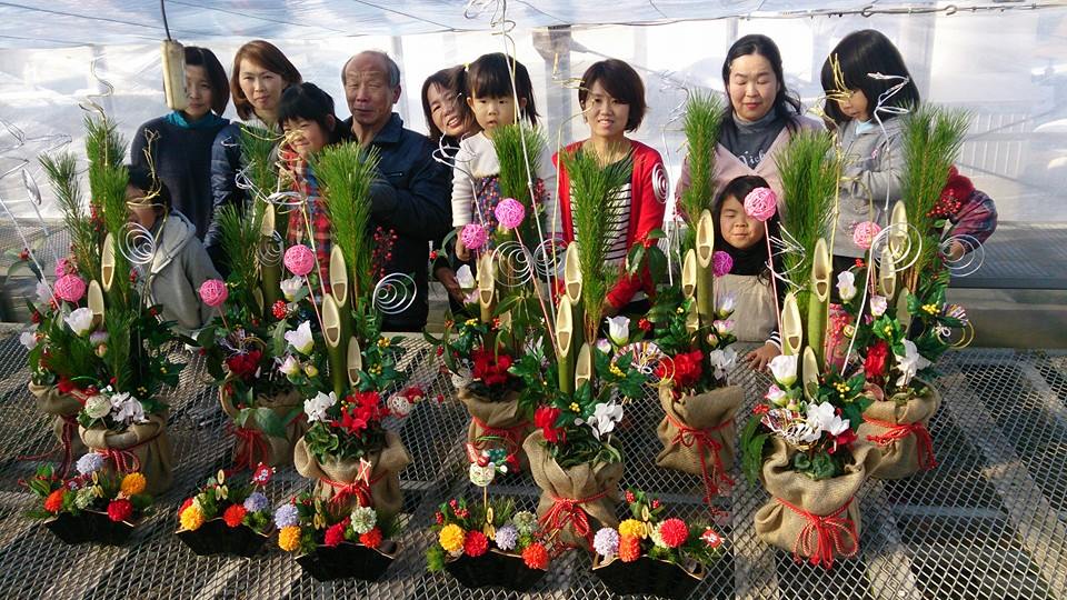 公民館行事に門松作り～♪