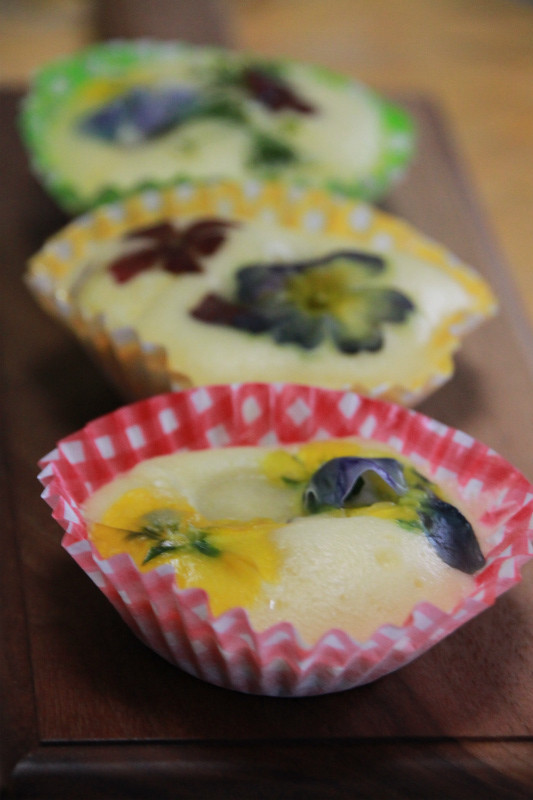 美食花蒸しケーキ♪