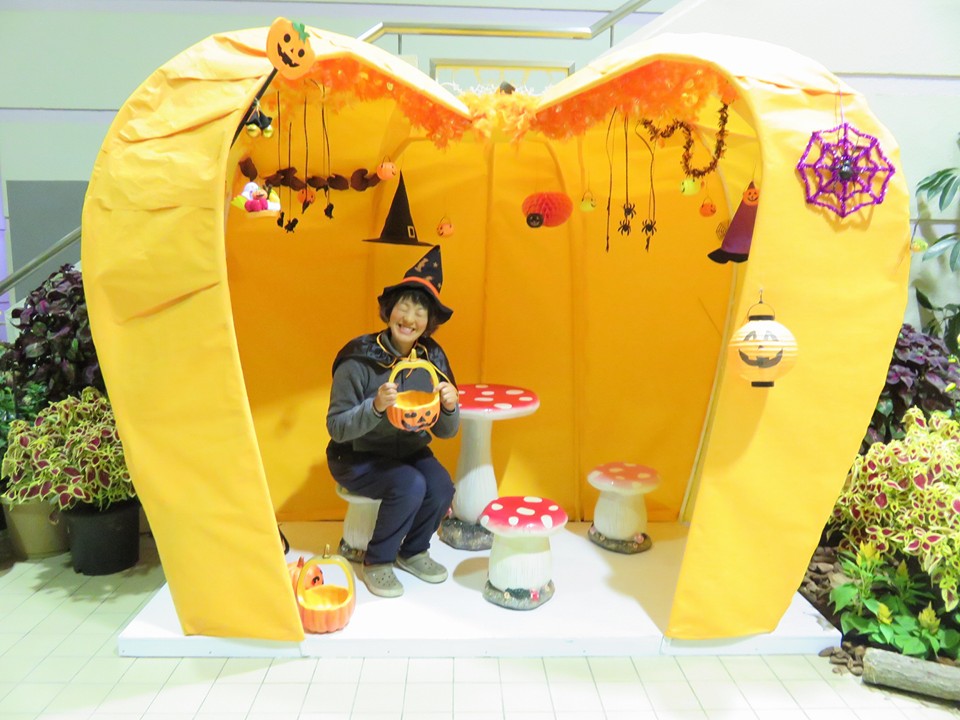 「秋の花まつり」はハロウィン☆