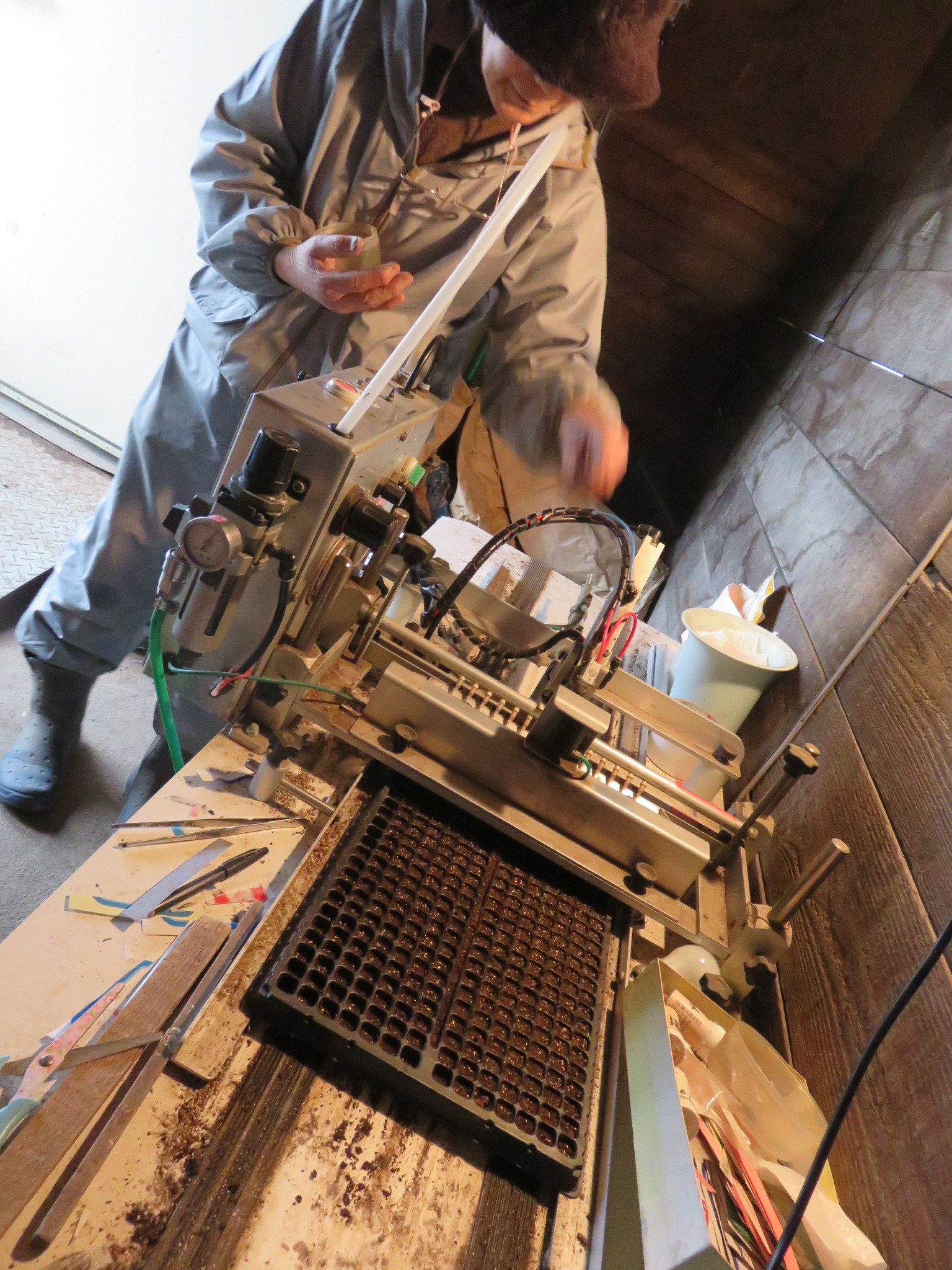 種まき開始！！