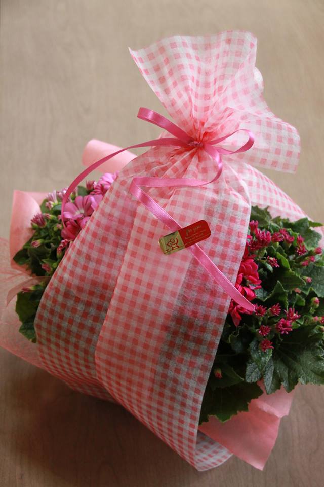 先日のラッピング講習会で習得した腕披露☆