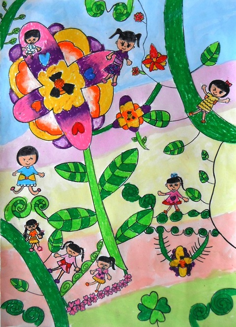 花と緑のフェスティバルコンテスト作品作り♪