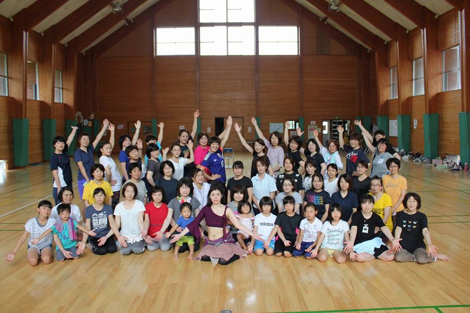 健康教室でベリーダンス♪