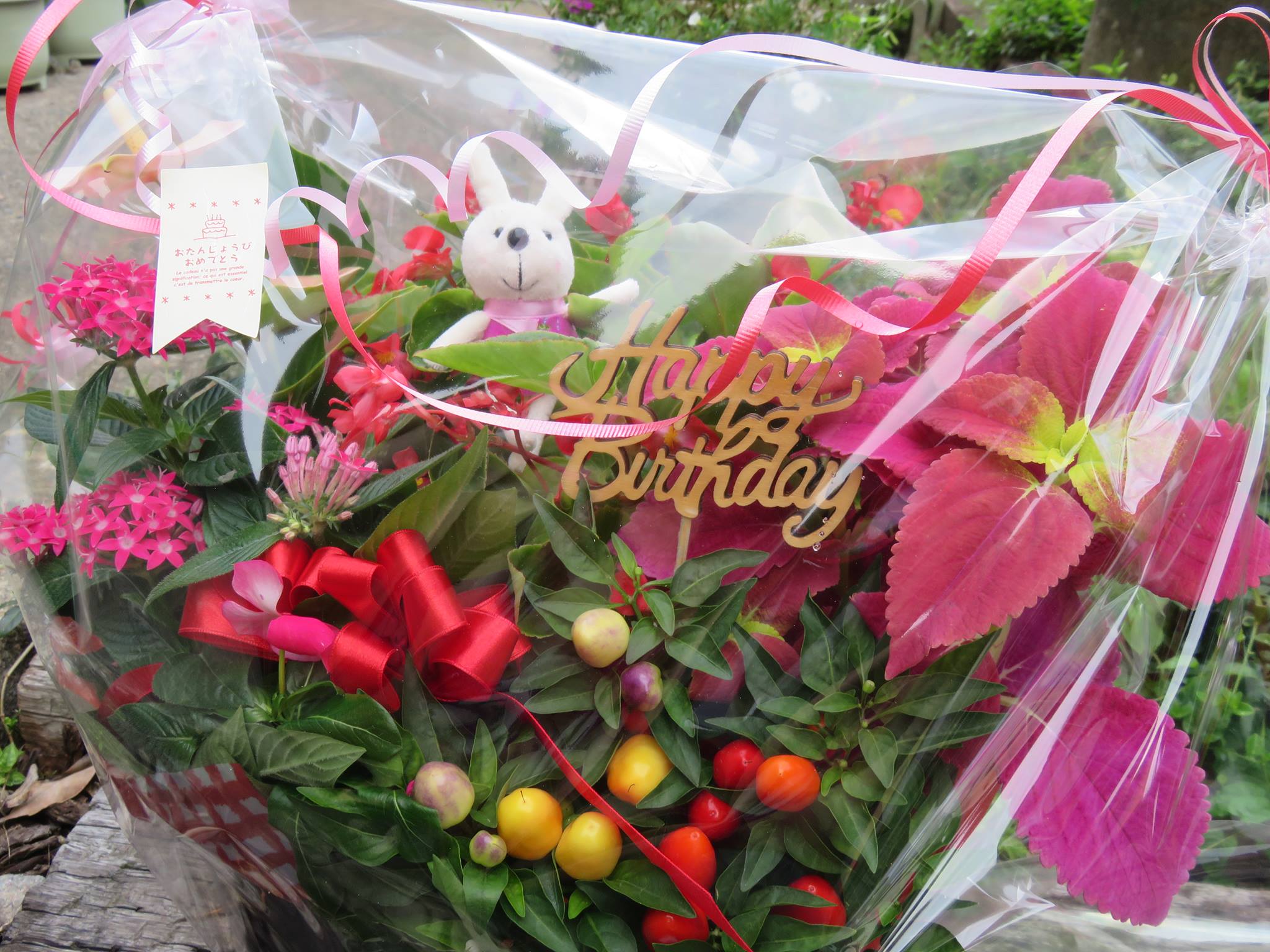 お誕生日のフラワーギフト☆