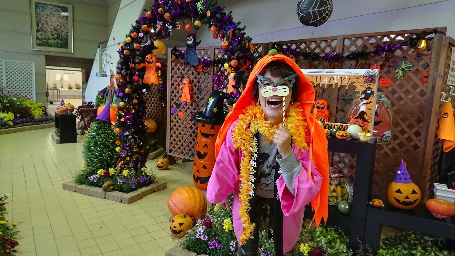 秋の花まつりでハロウィン満喫♪