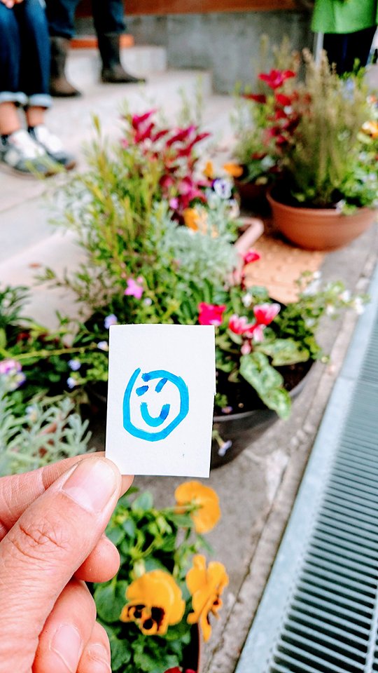 出張寄せ植え教室！！