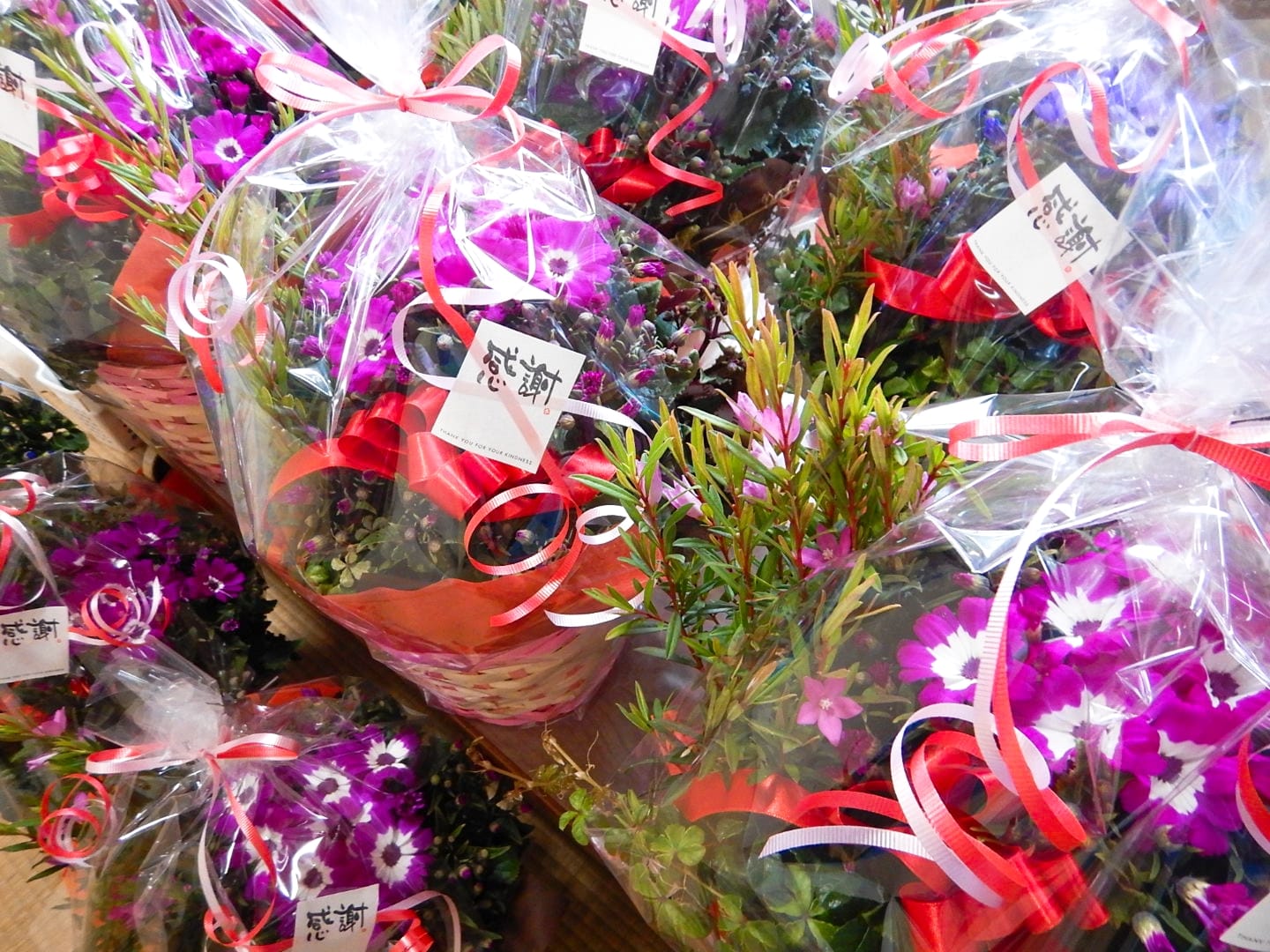 フラワーンダフルバスケット続々