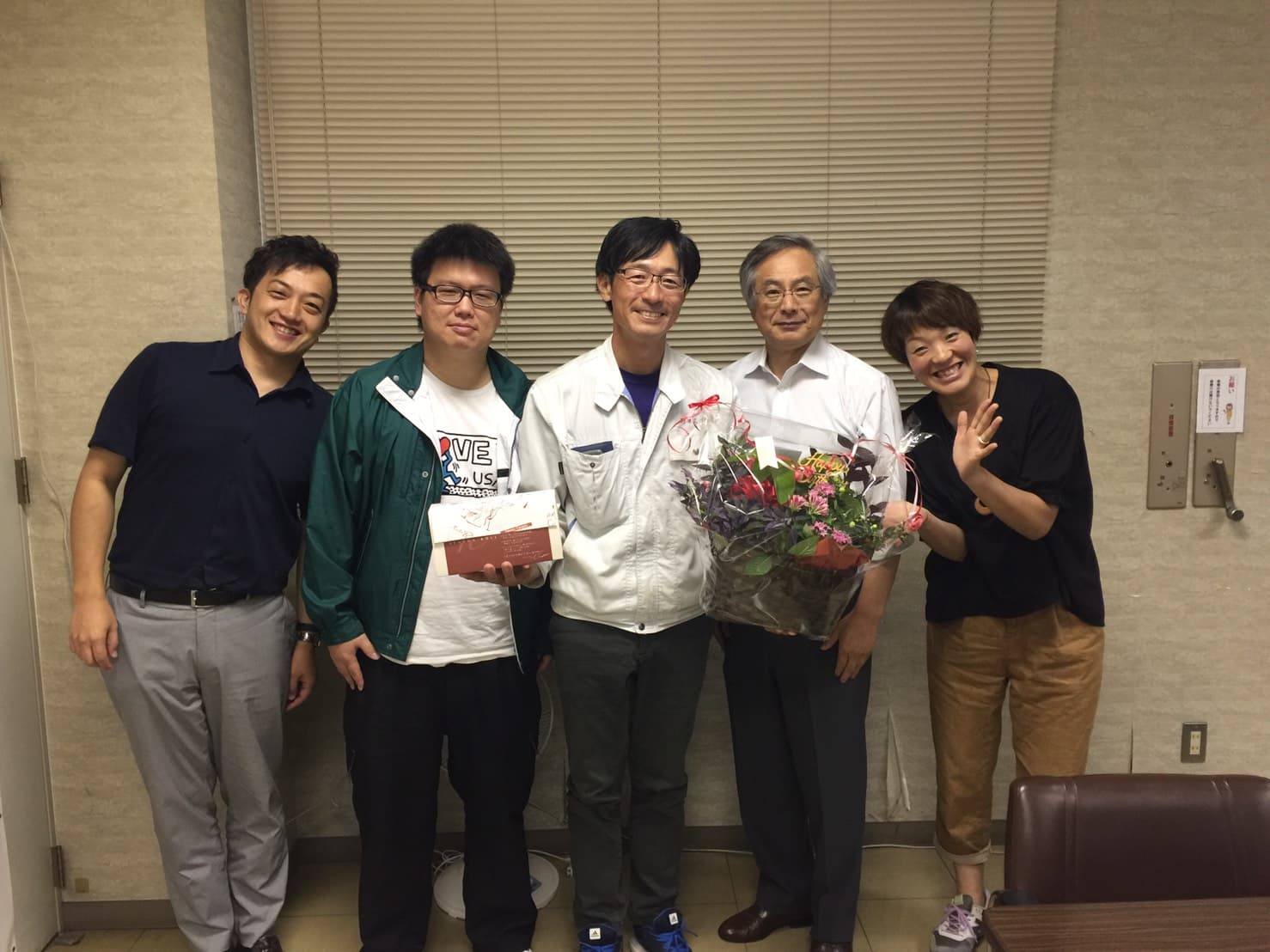 お誕生日プレゼントのお花はJC現役へ