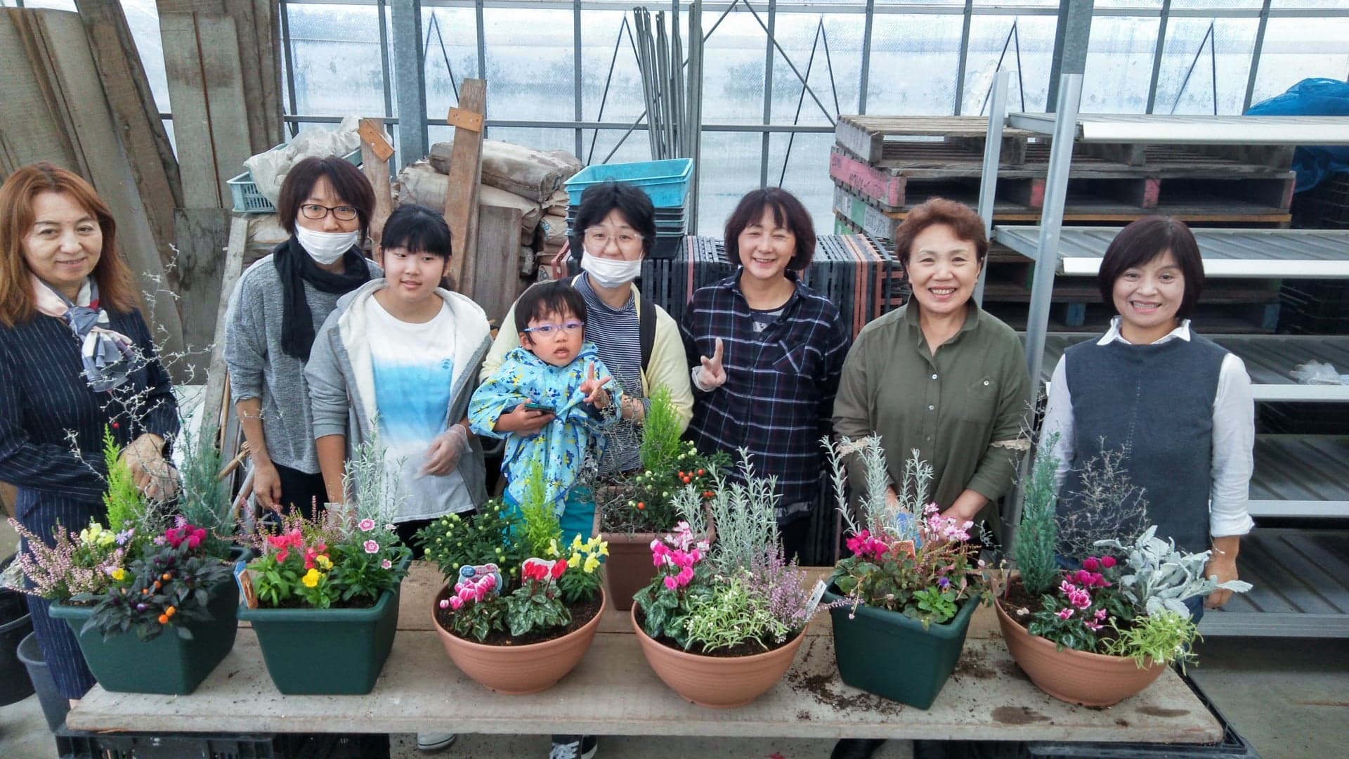 秋の寄せ植え教室シーズン突入！！