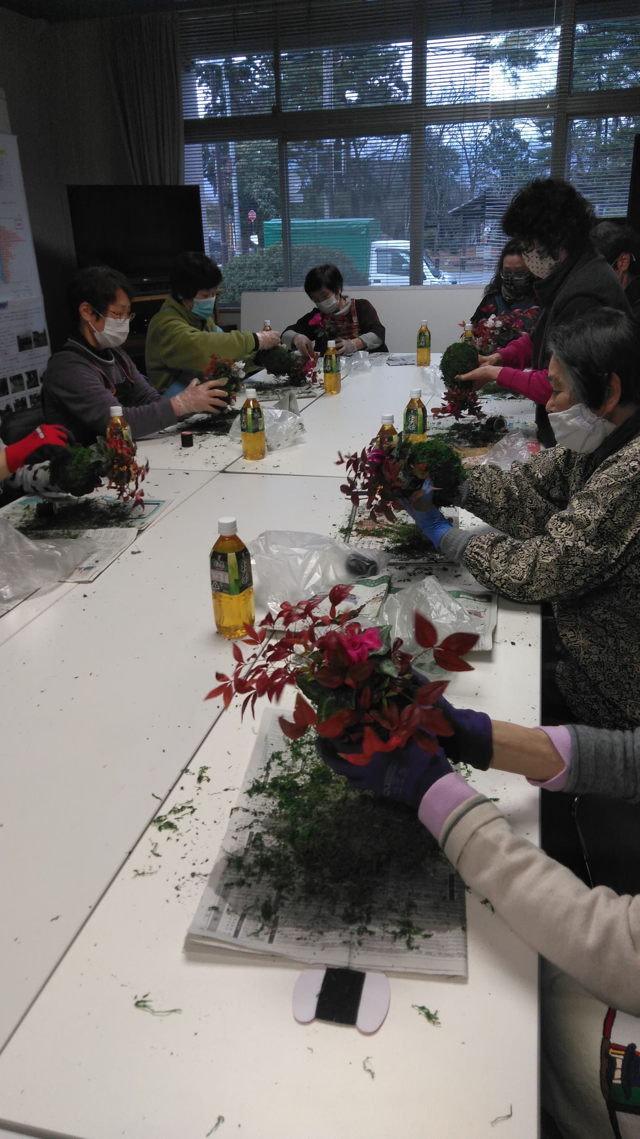 １２月は寄せ植え教室繁忙期☆