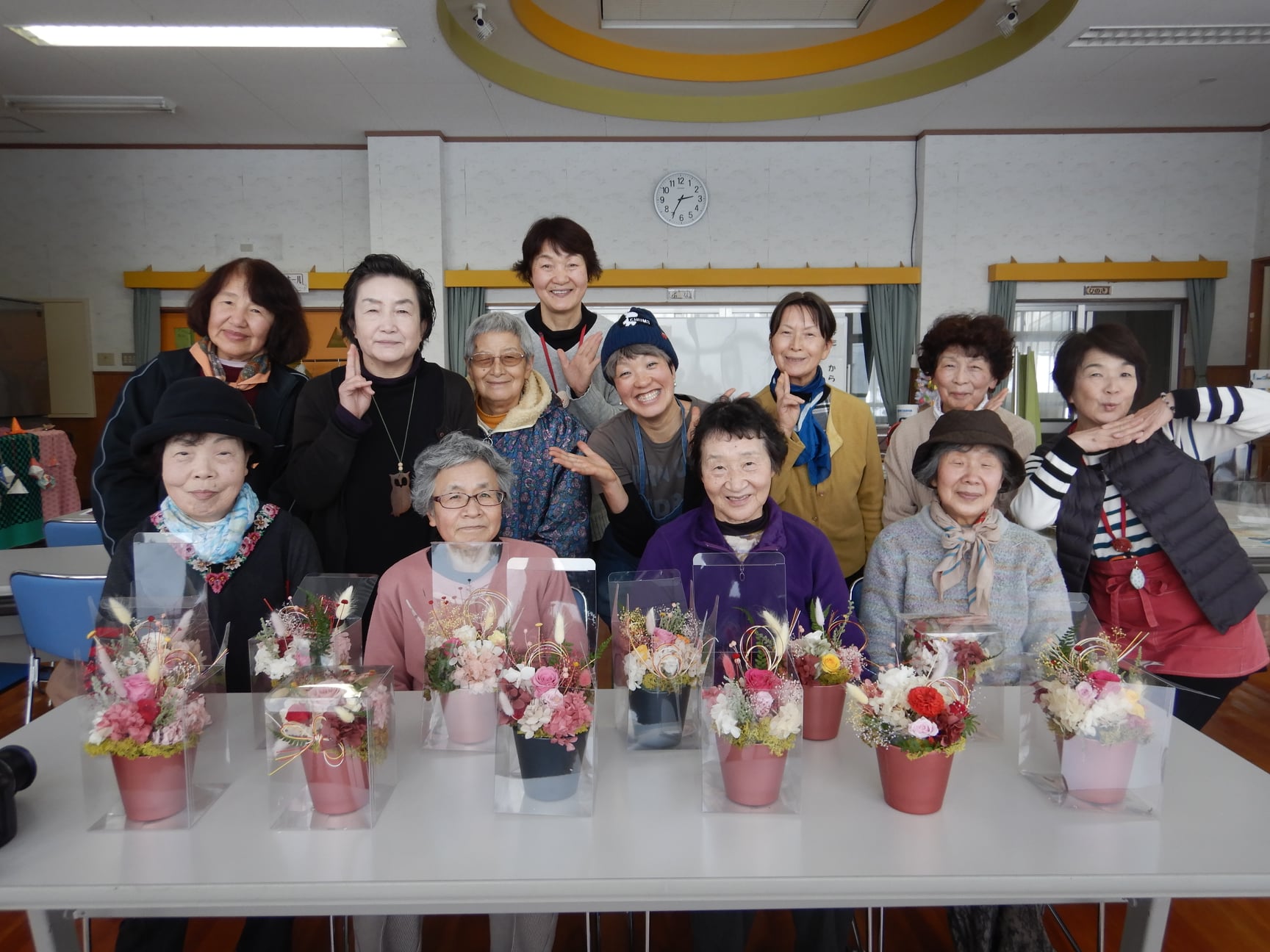 お正月飾り教室も終盤☆