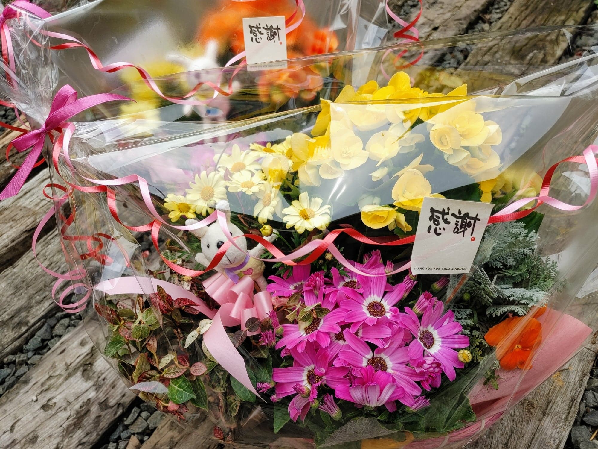 送別会にフラワーンダフル🌸