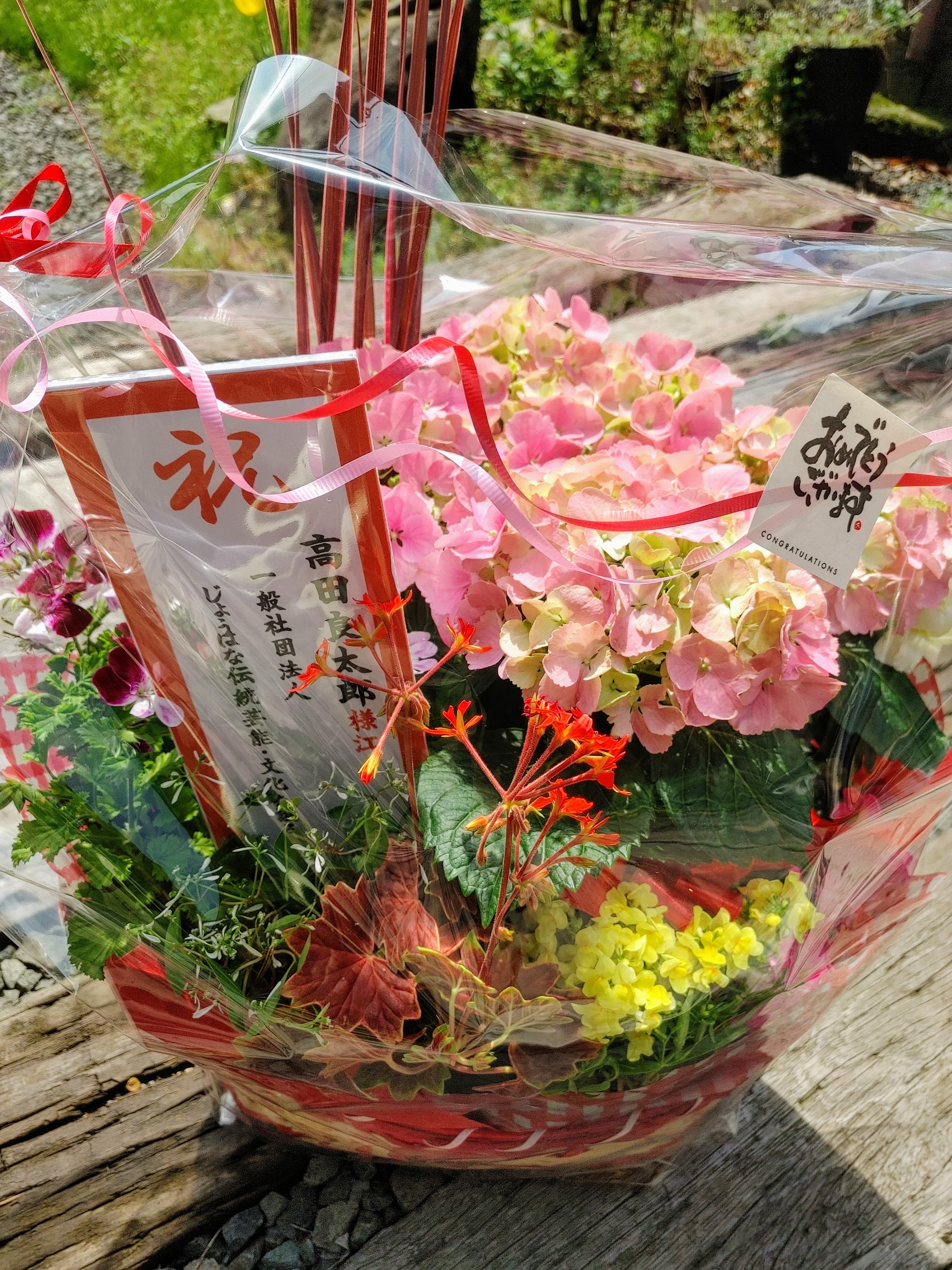 お祝いのお花も続々🌸