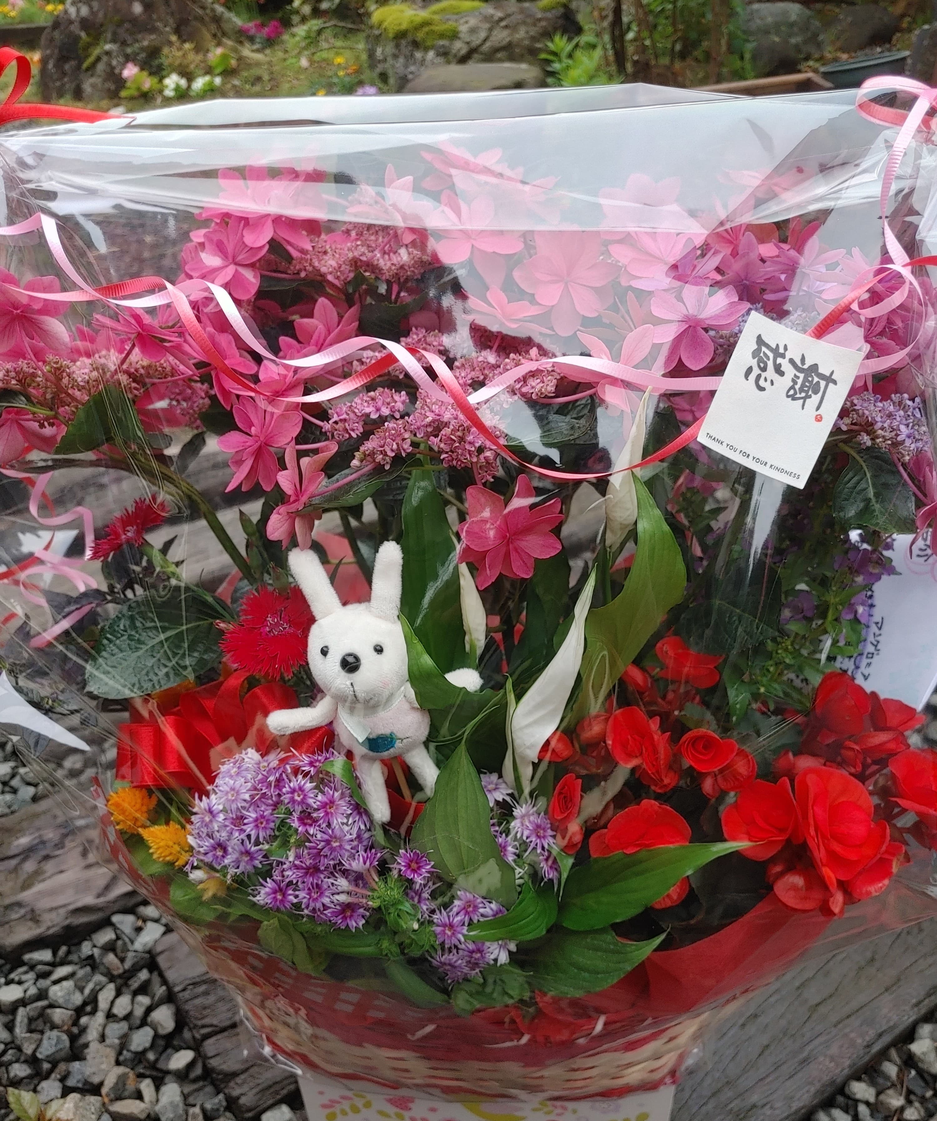 お祝いにフラワーンダフルバスケット🌸