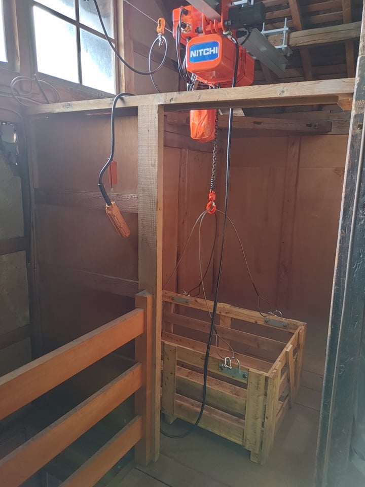 クレーン設置完了！！