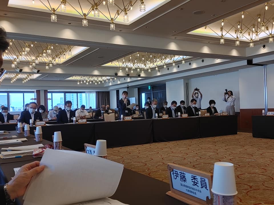 今年度第１回目の富山県農政審議会に出席