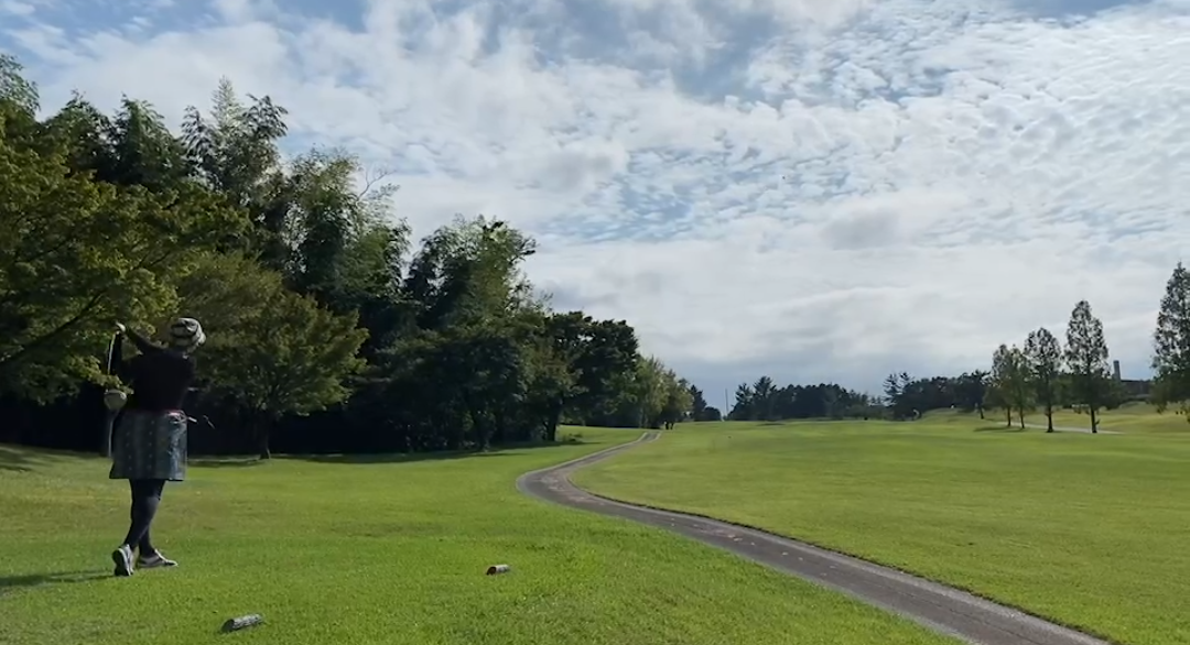 最高の秋晴れゴルフ⛳