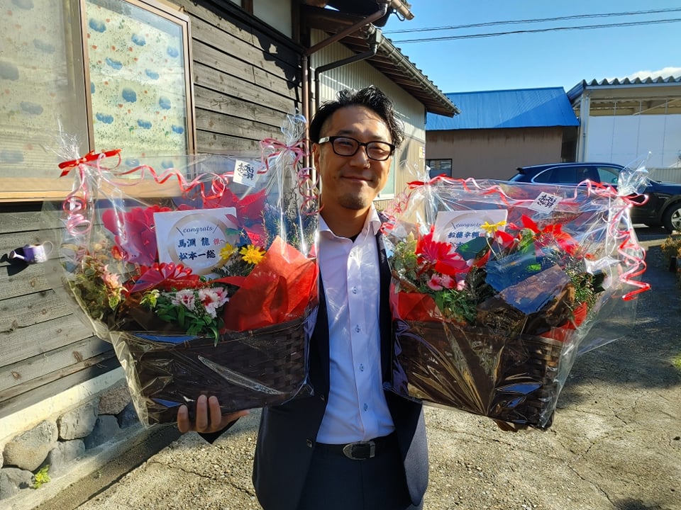 お祝いのお花🌸