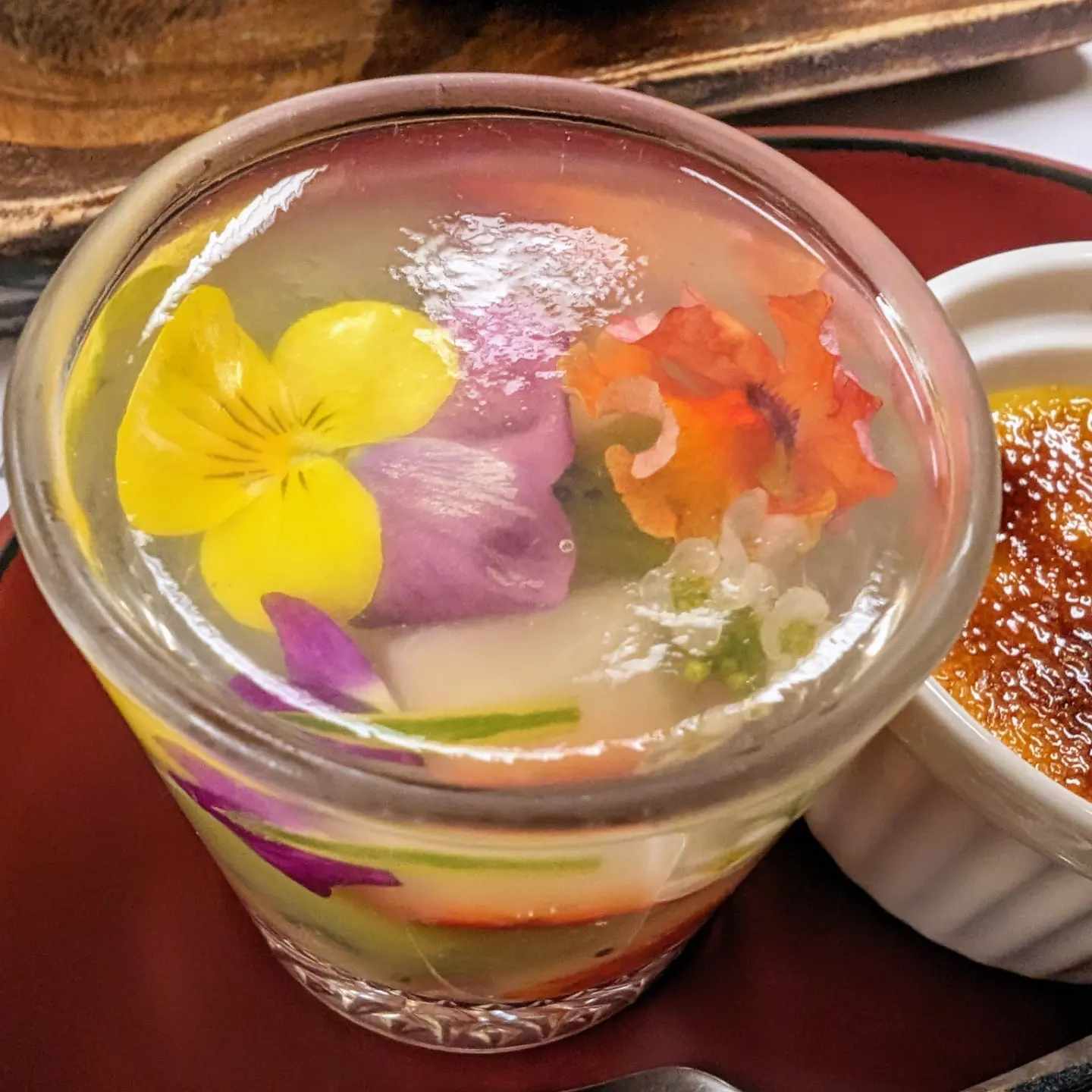 進化のエディブルフラワゼリー