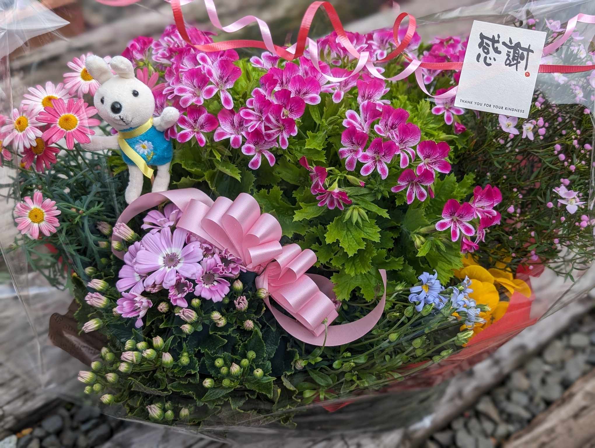 送別会にはフラワーンダフル🌸