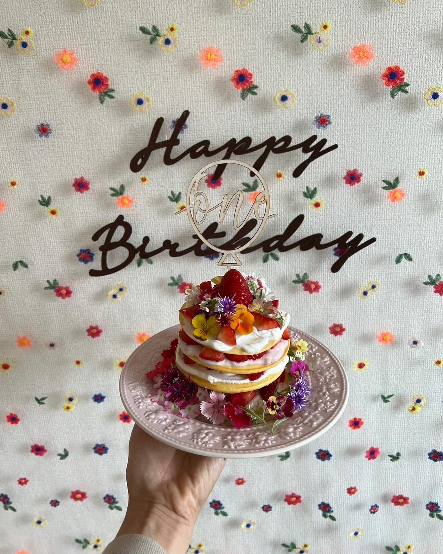 メモリアルなバースデーケーキ