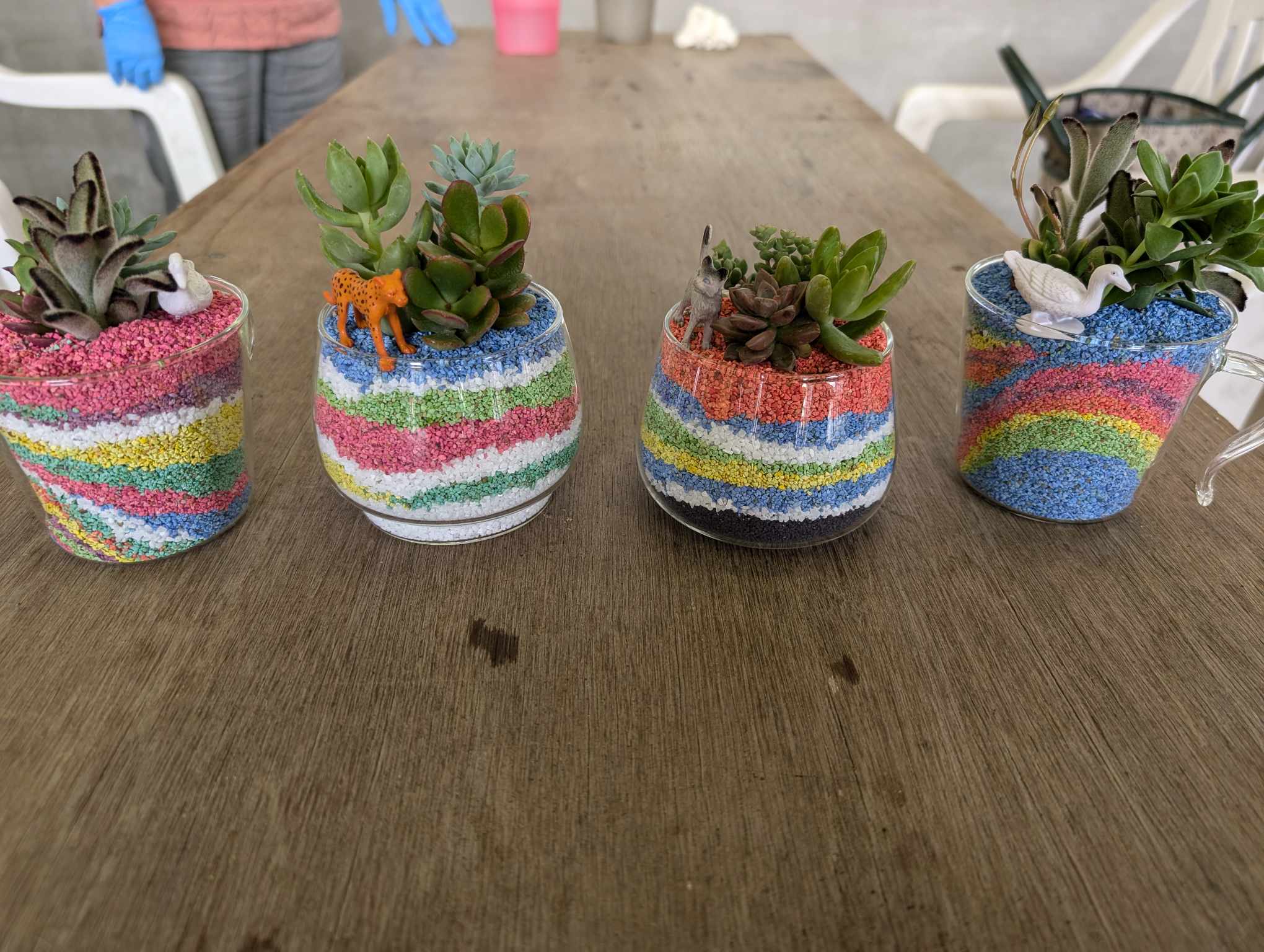 久しぶりのカラーサンド