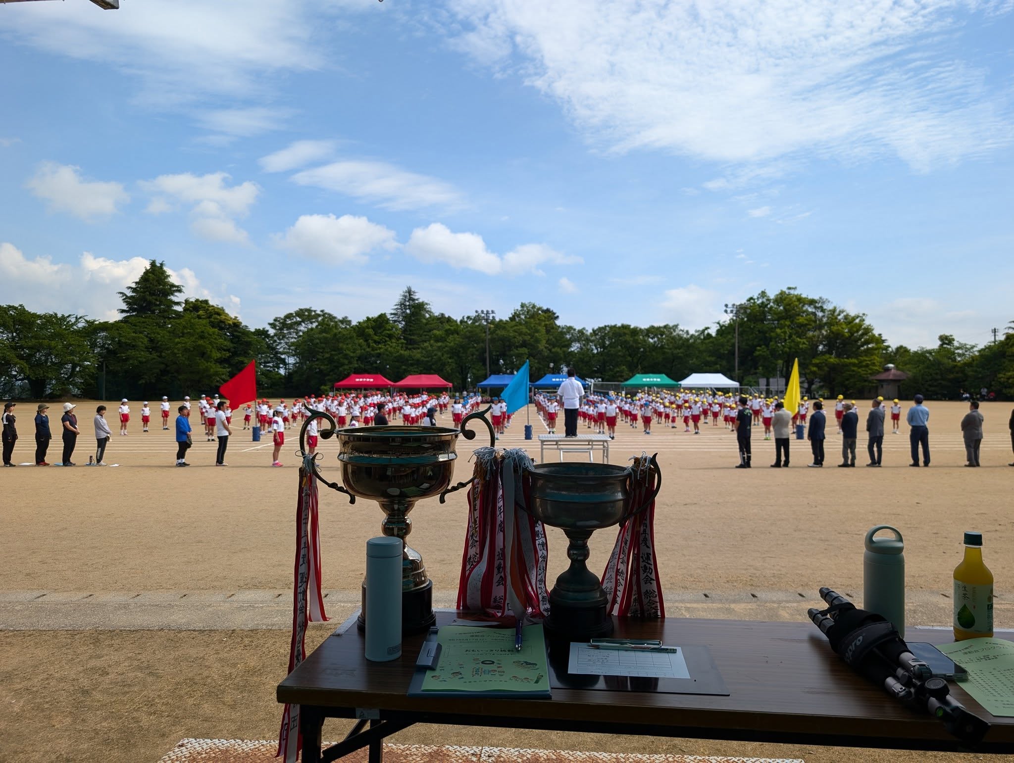 地元の小学校の運動会