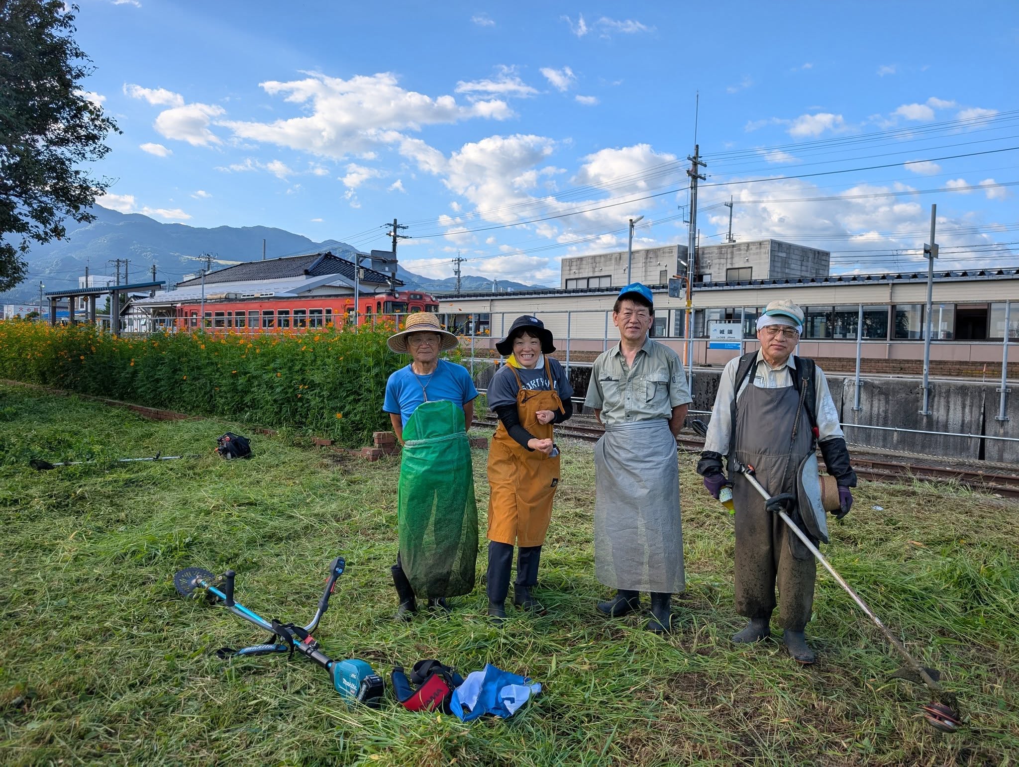 【 JEMS城端駅魅力推進団体の活動に初参加】