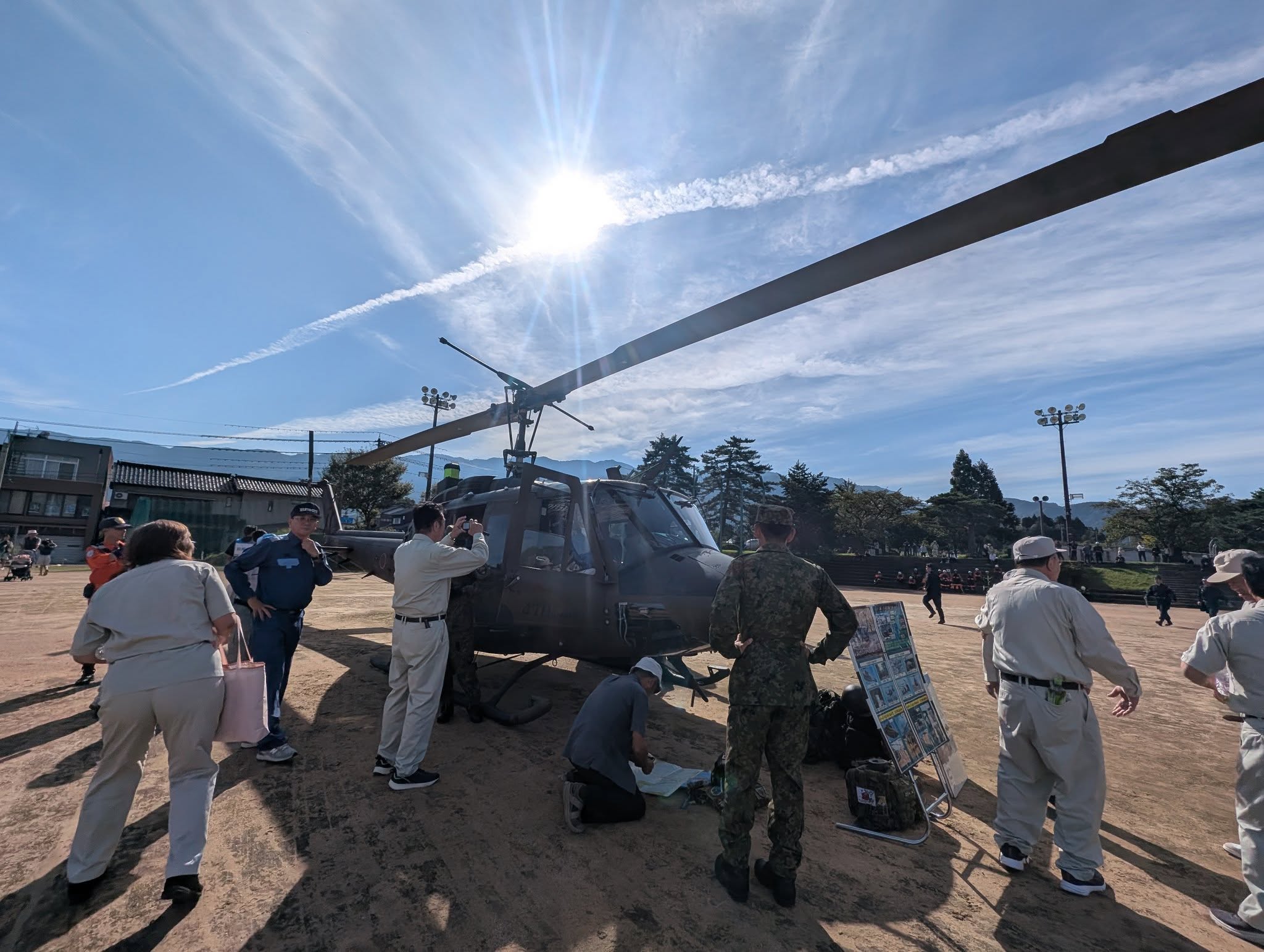 「富山県総合防災訓練・南砺市総合防災訓練」