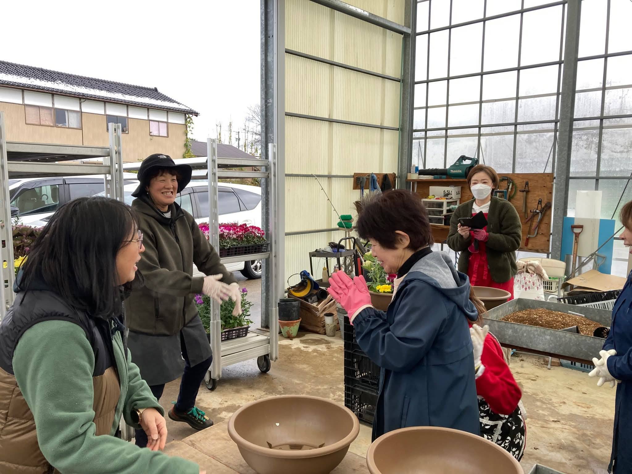 商工会女性部の皆様ご来園
