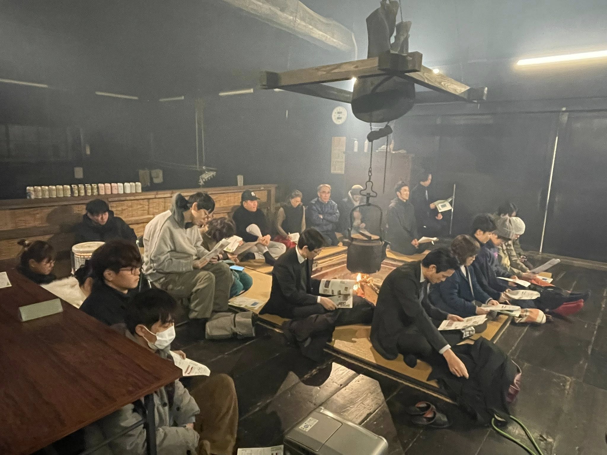 今月の囲炉裏を囲む会