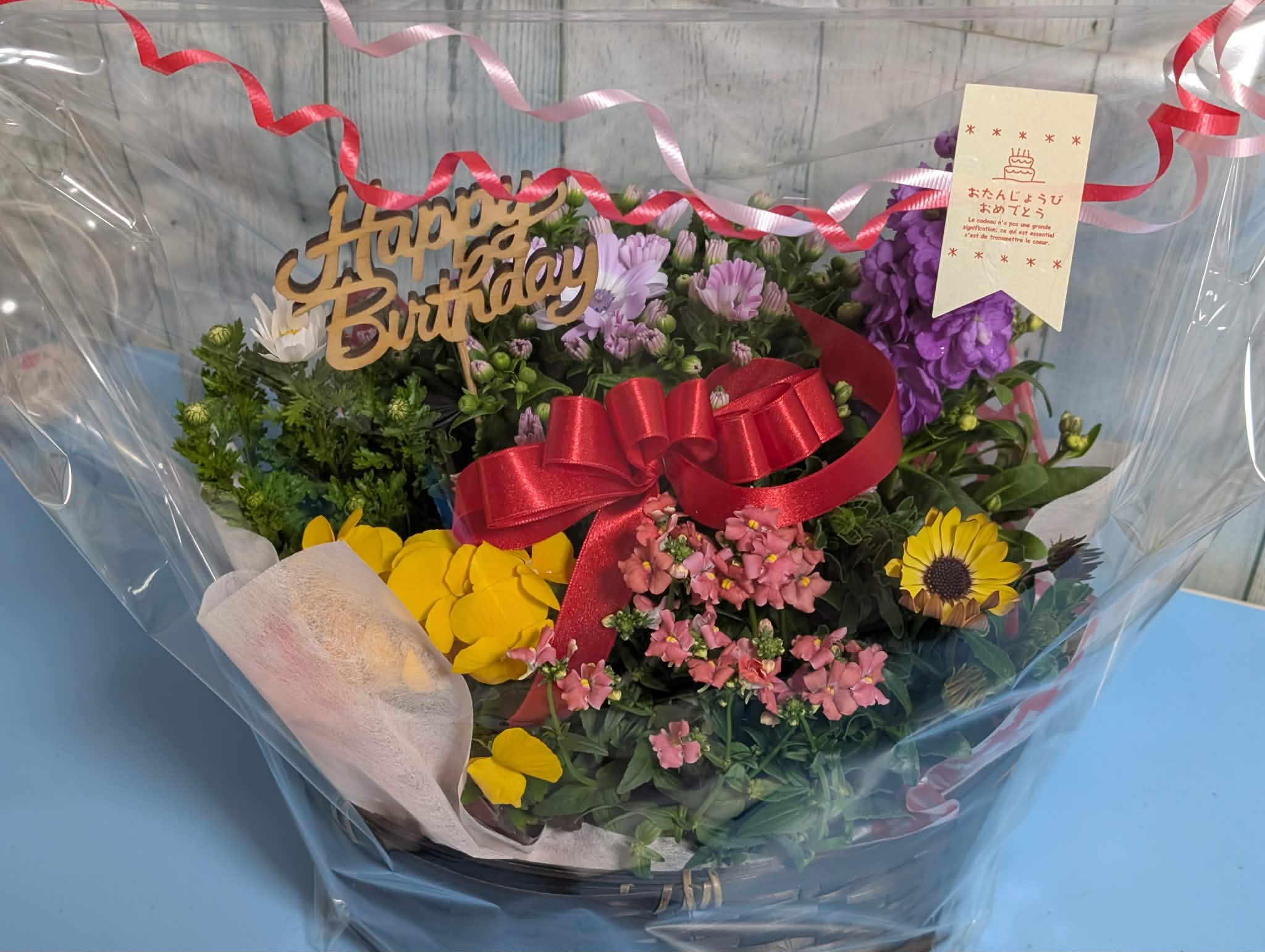 お誕生日にフラワンダフル❀